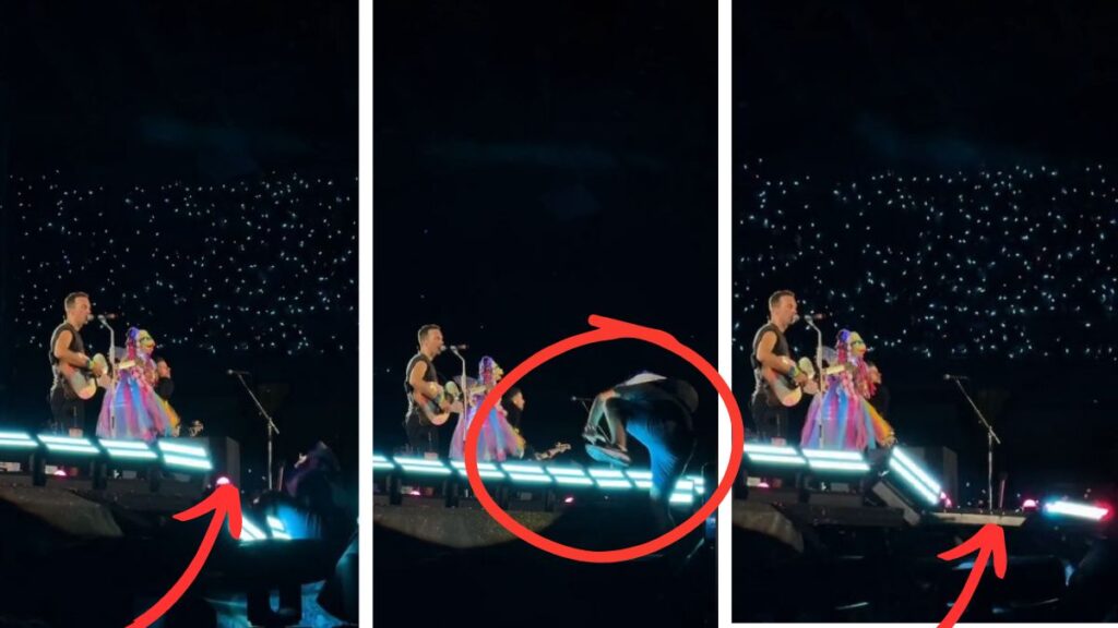 Comedian Crashes Coldplay Concert with Israeli Flag Incident