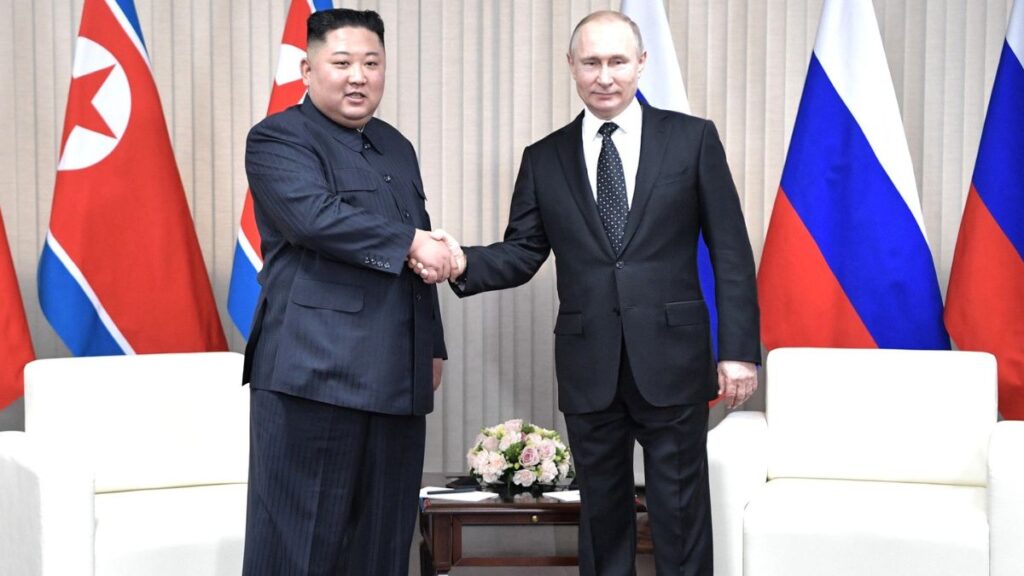 Kim Jong-un and  Putin