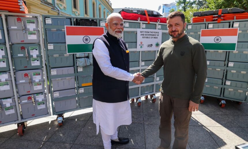 Narendra Modi and Zelensky