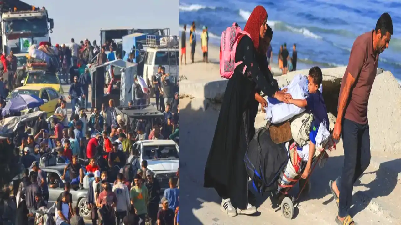 travelling up to northern Gaza